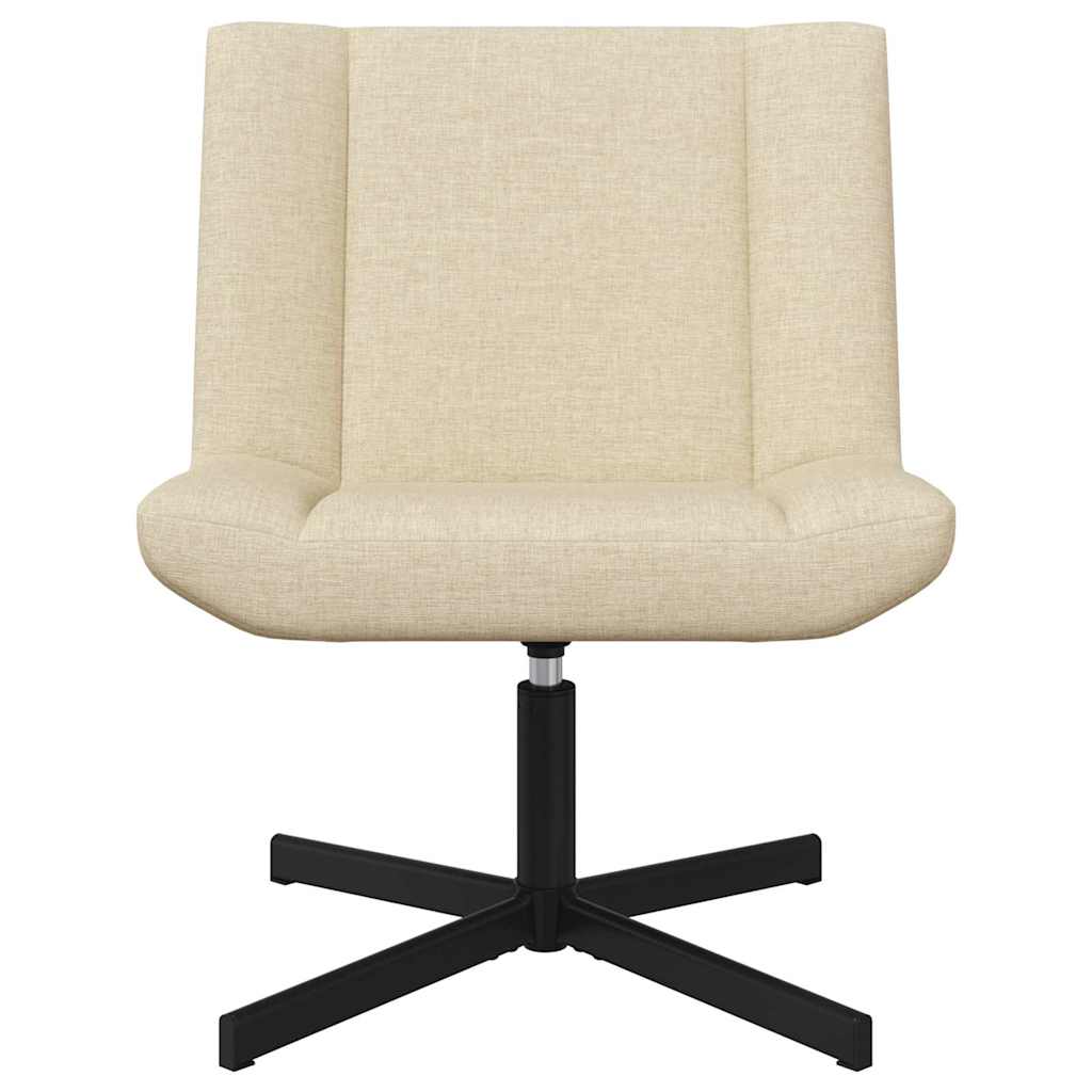 Stolica na kotačiće Krem 63 x 75 x 76 cm tkanina