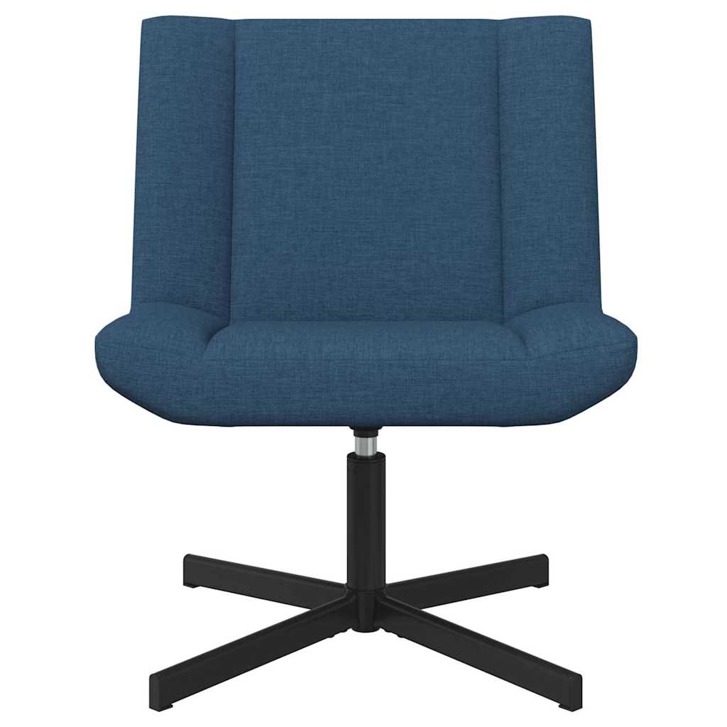 Stolica na kotačiće Plava 63 x 75 x 76 cm tkanina