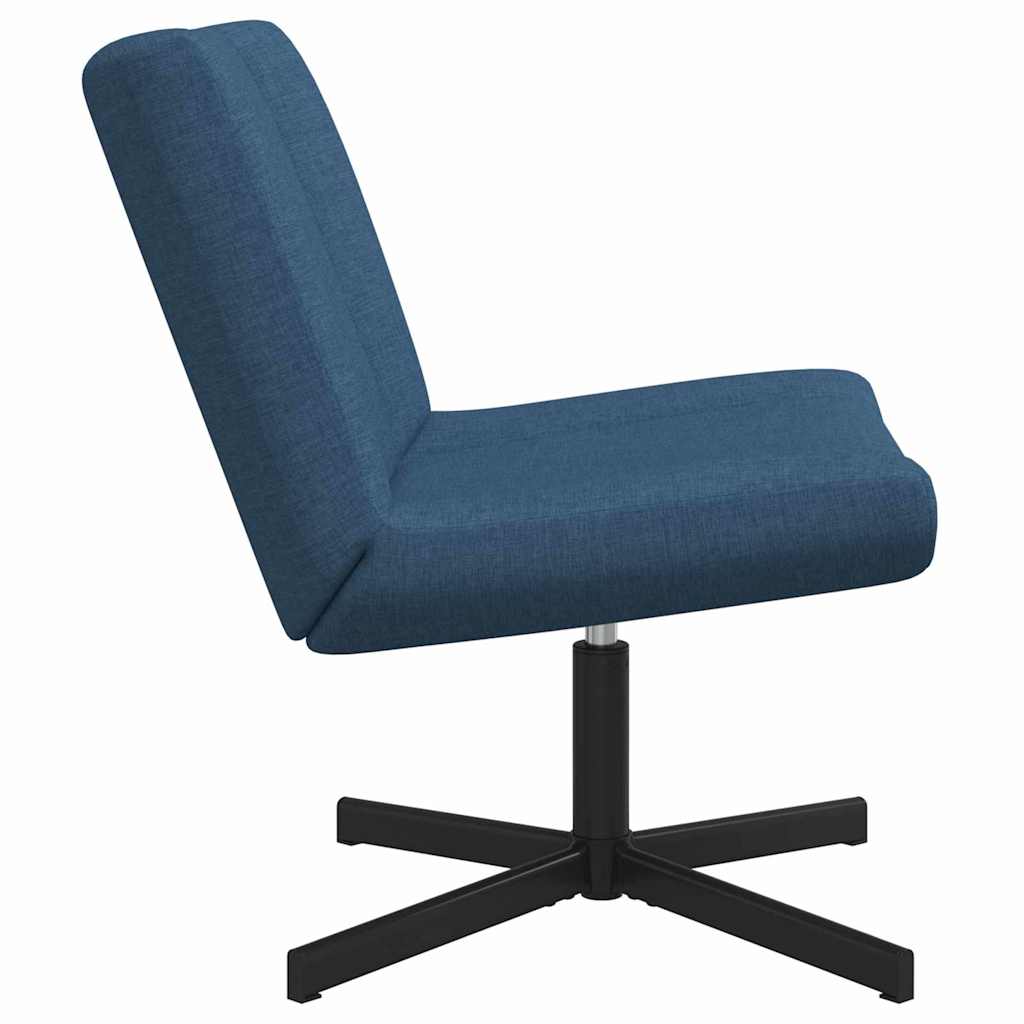 Stolica na kotačiće Plava 63 x 75 x 76 cm tkanina