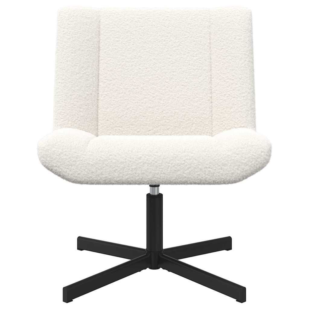 Stolica na kotačiće Krema 63 x 75 x 76 cm Janjeća koža