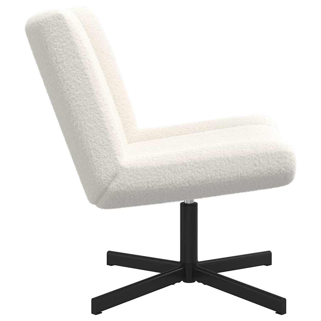 Stolica na kotačiće Krema 63 x 75 x 76 cm Janjeća koža
