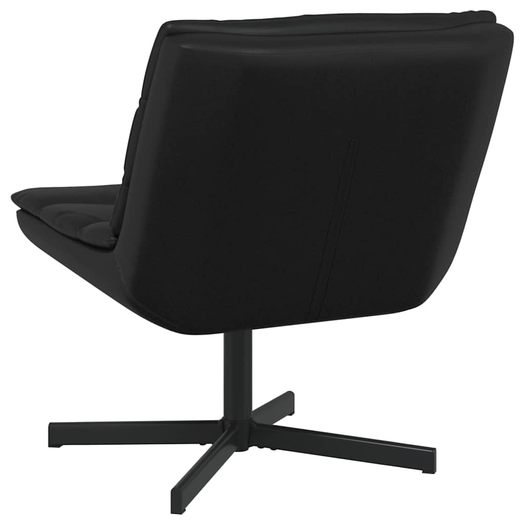 Stolica na kotačiće Crna 63 x 75 x 76 cm PU