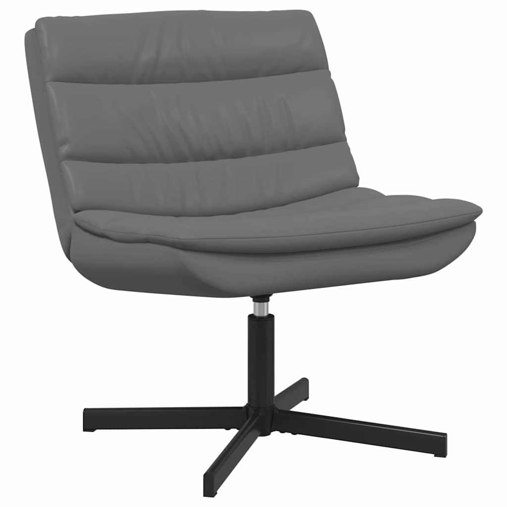 Stolica na kotačiće Siva 63 x 75 x 76 cm PU