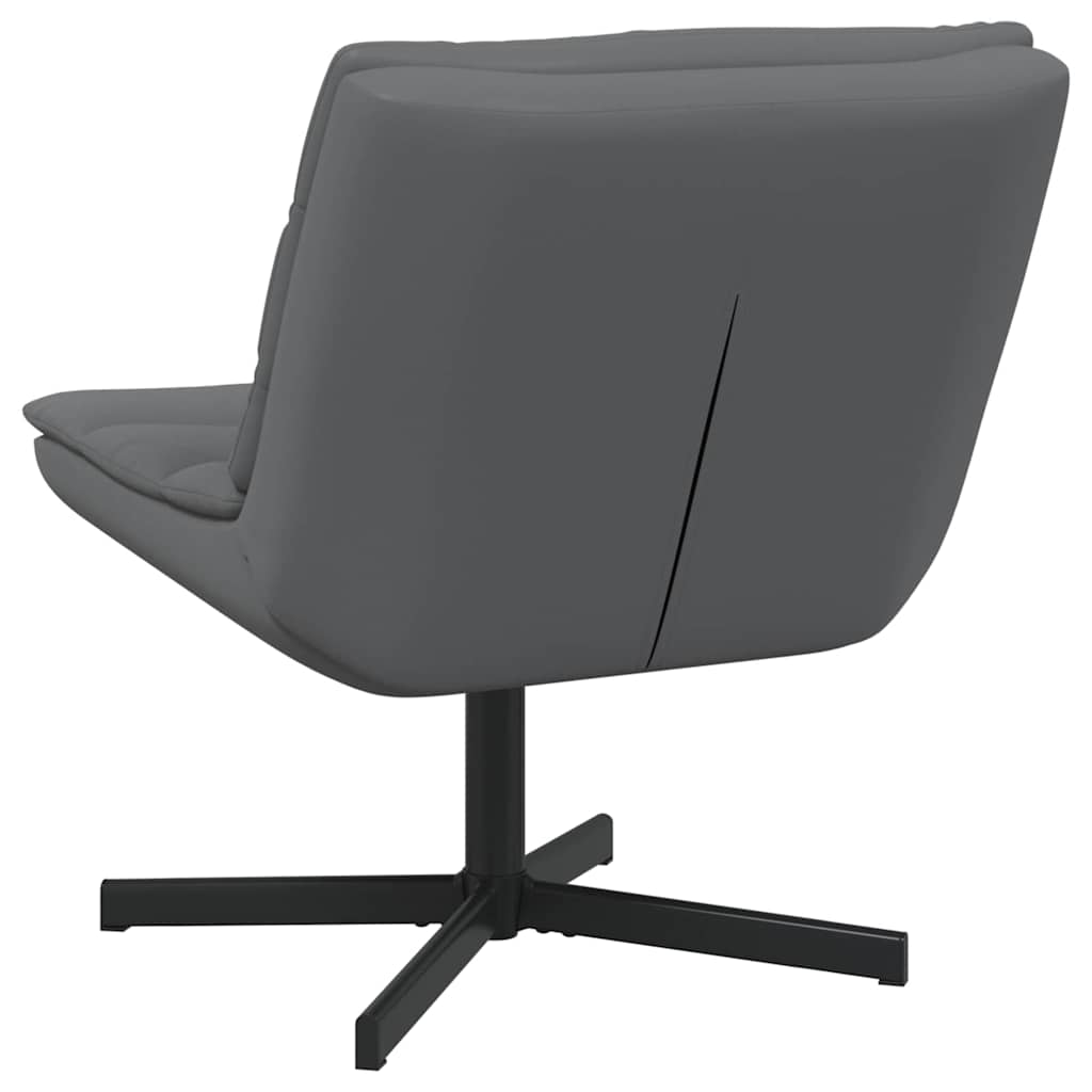 Stolica na kotačiće Siva 63 x 75 x 76 cm PU