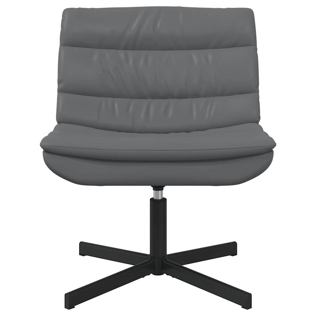 Stolica na kotačiće Siva 63 x 75 x 76 cm PU