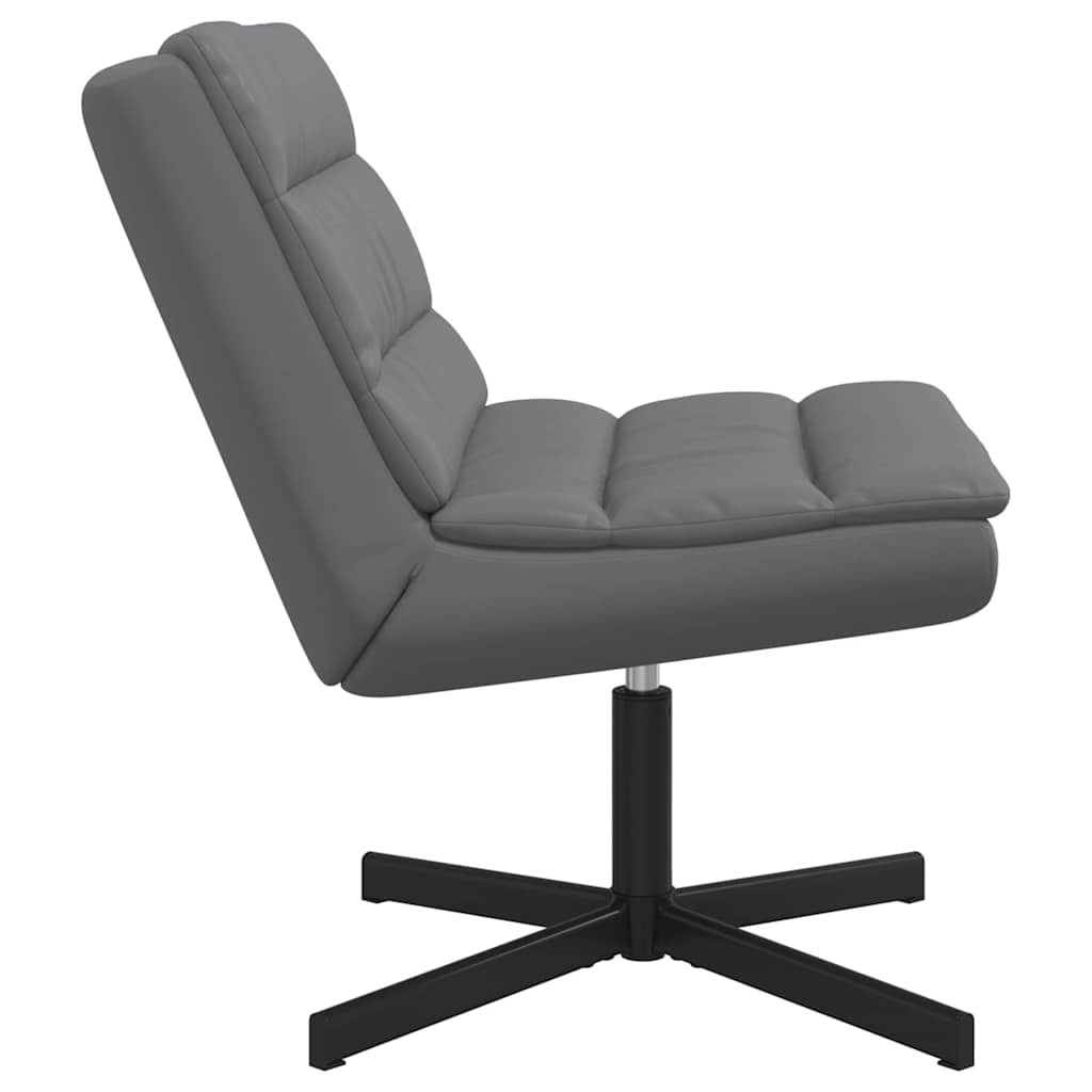 Stolica na kotačiće Siva 63 x 75 x 76 cm PU