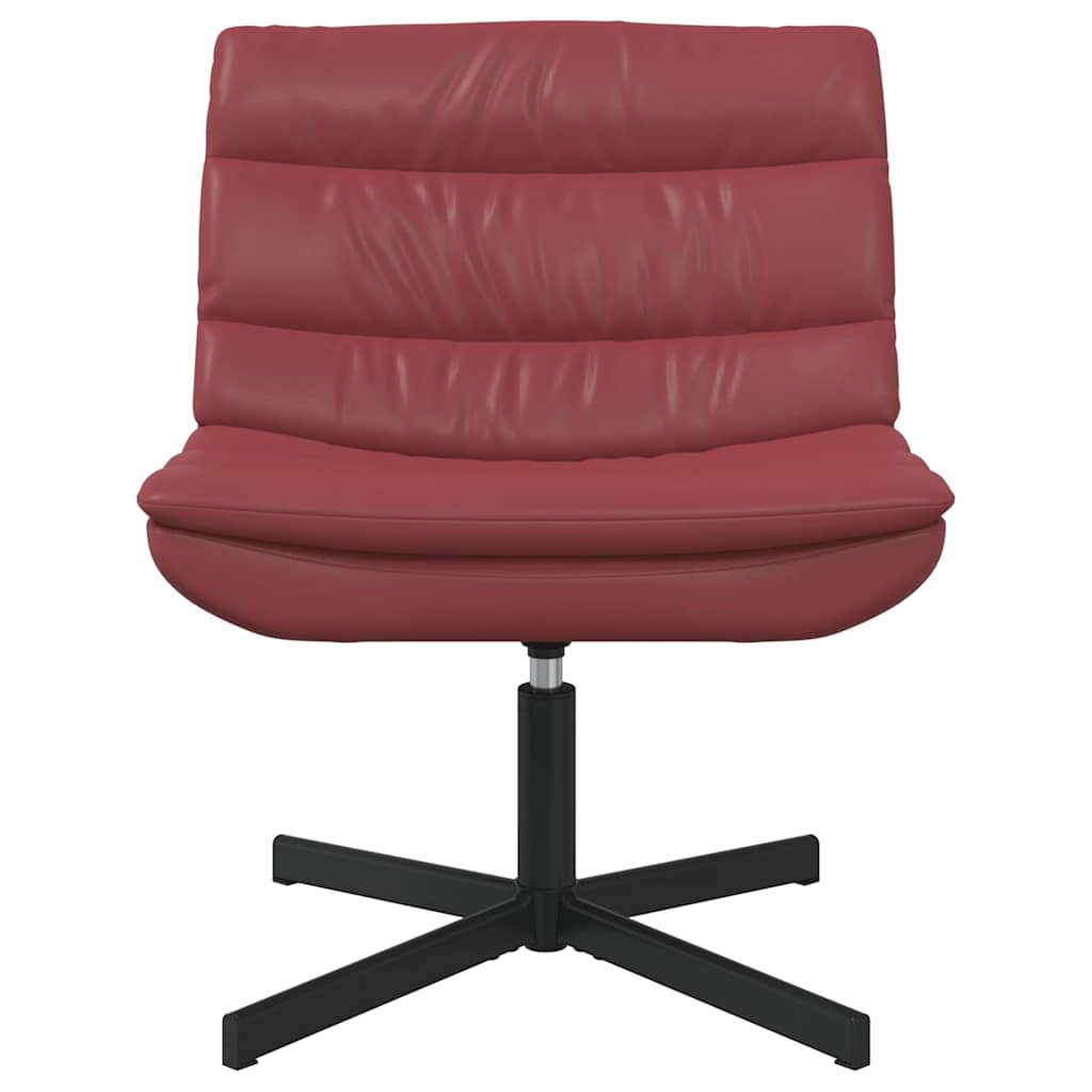 Stolica na kotačiće Vinska crvena 63 x 75 x 76 cm PU