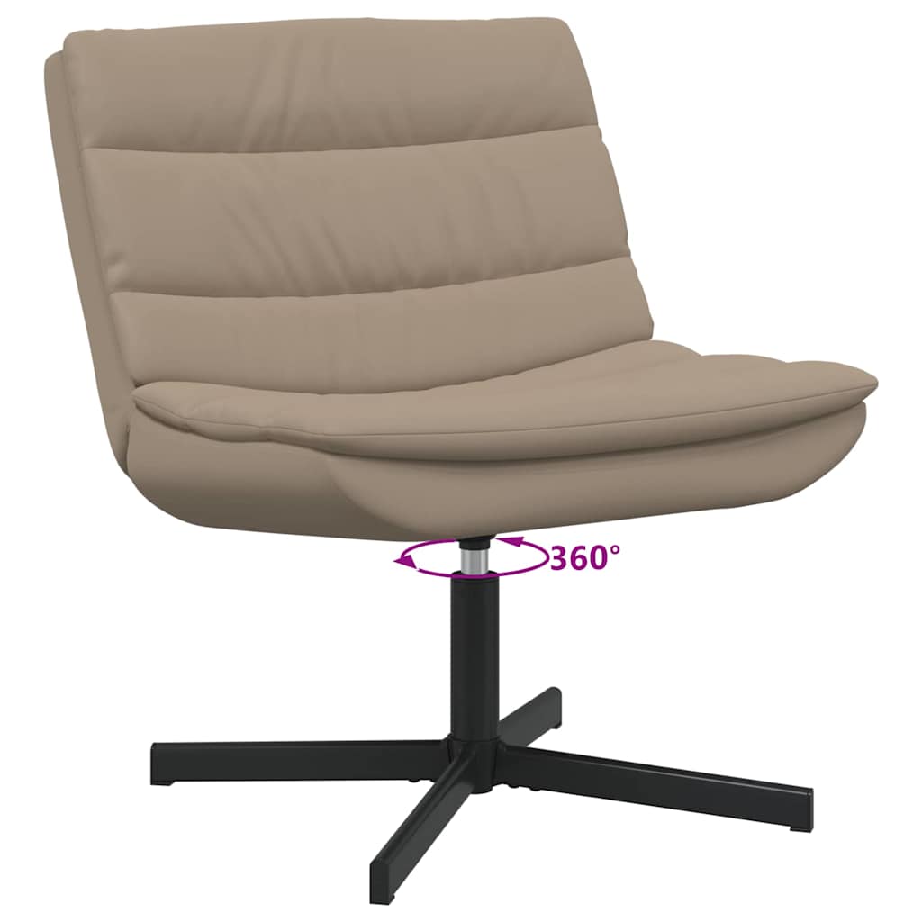 Stolica na kotačiće Boja cappuccina 63 x 75 x 76 cm PU