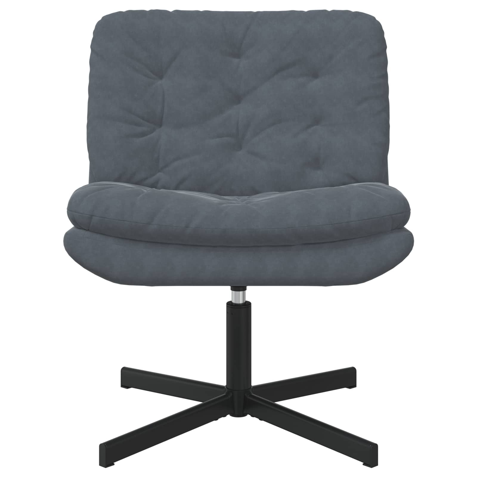 Stolac za opuštanje s rotacijom Tamno siva 63 x 75 x 76 cm