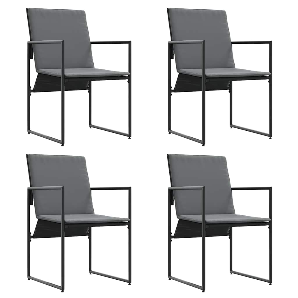 Vrtni set za objed 5 pcs Crna Čelik