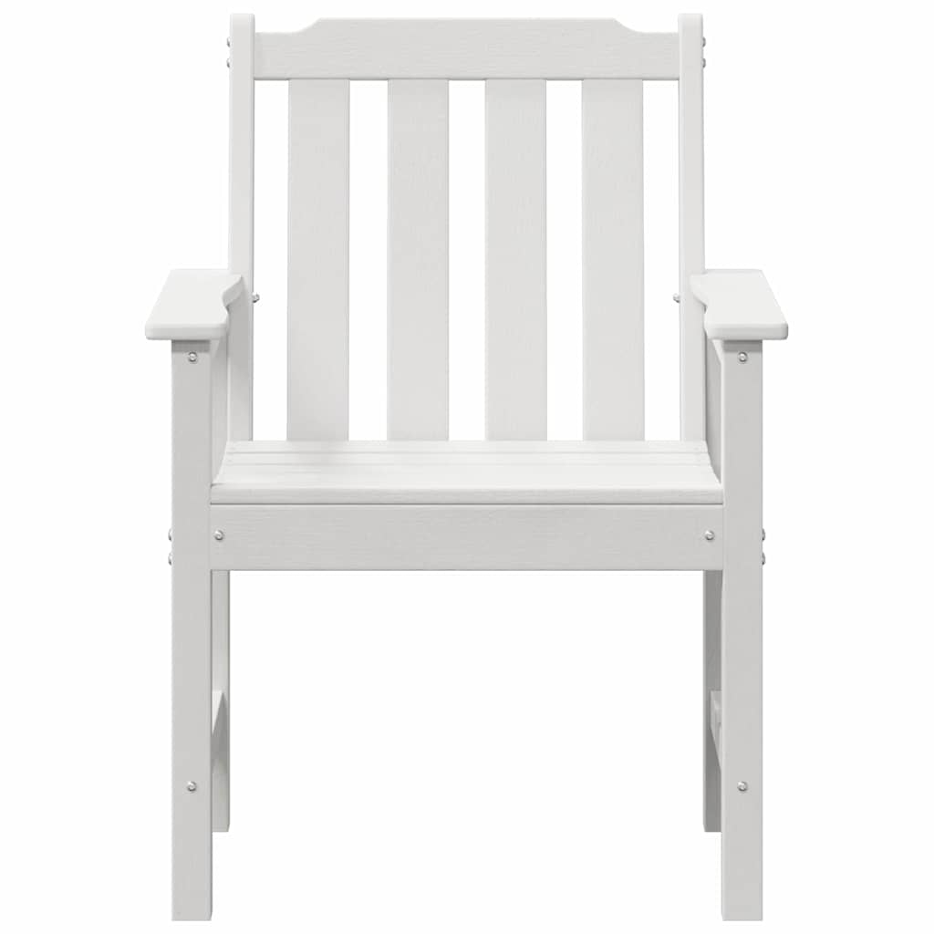 Vrtna stolica 4 pcs Bijelo 65.5 x 59 x 88 cm Polietilen