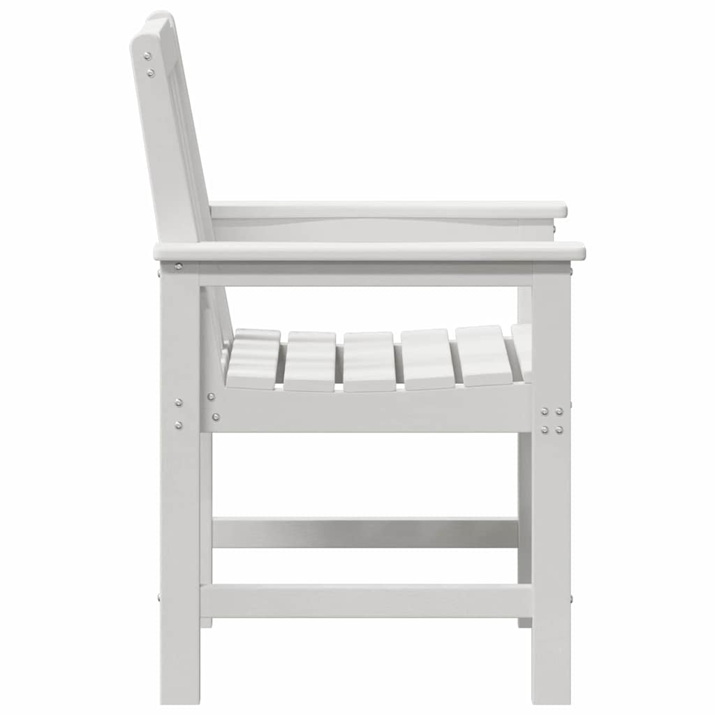 Vrtna stolica 4 pcs Bijelo 65.5 x 59 x 88 cm Polietilen
