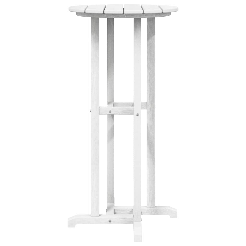 Set bar stolova za vrt 3 pcs Bijelo HDPE