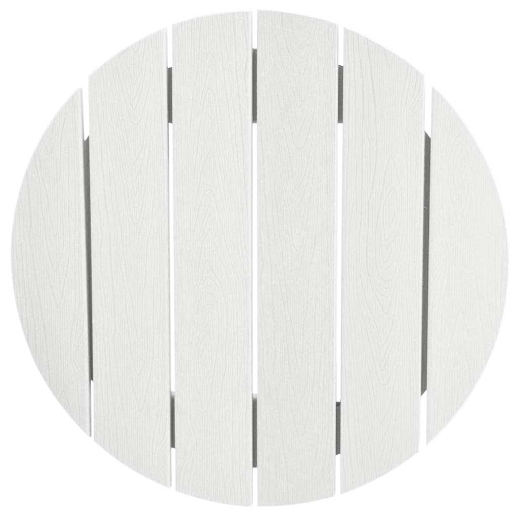 Set bar stolova za vrt 3 pcs Bijelo HDPE