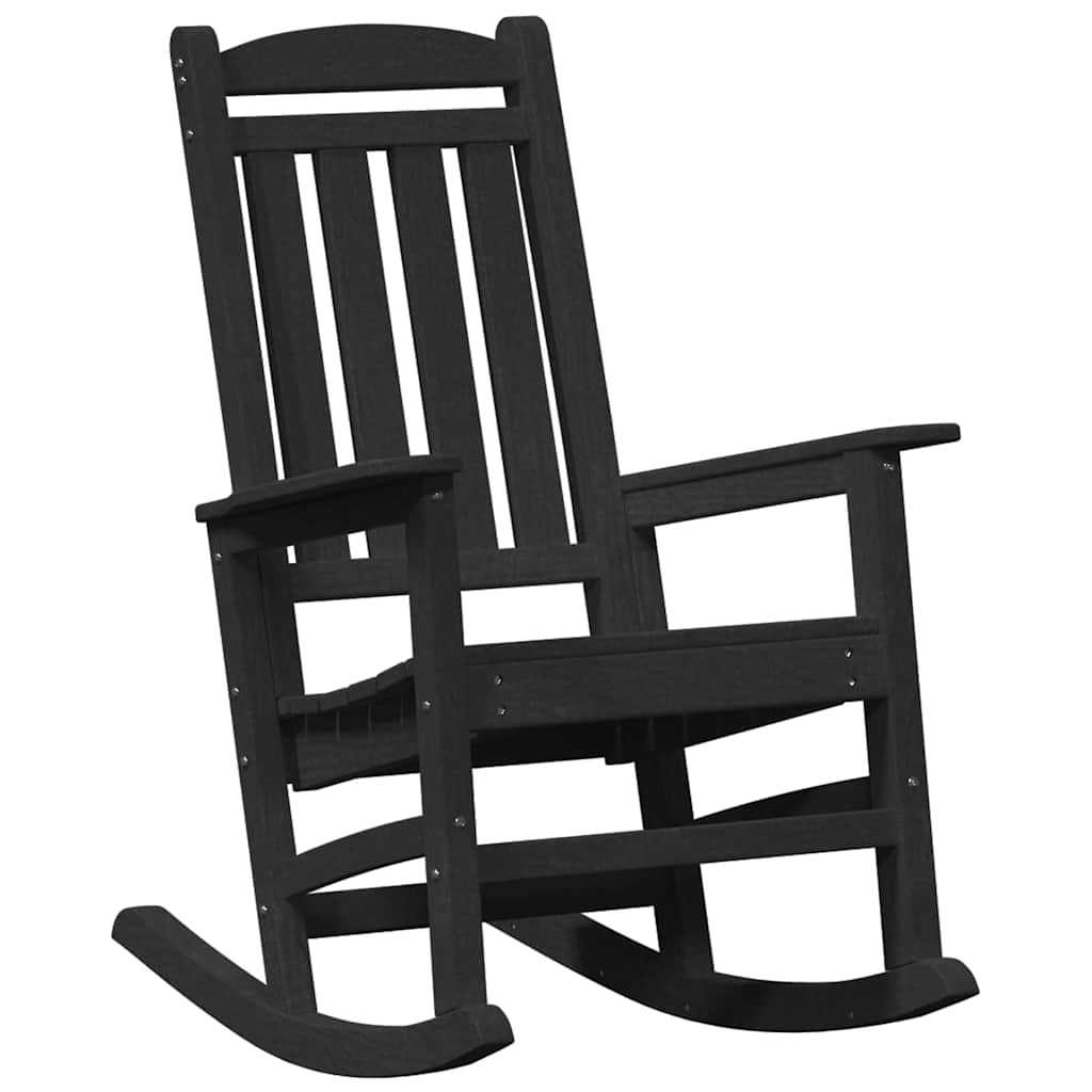 Ljuljačka 2 pcs Crna 92 x 70 x 108 cm Polietilen