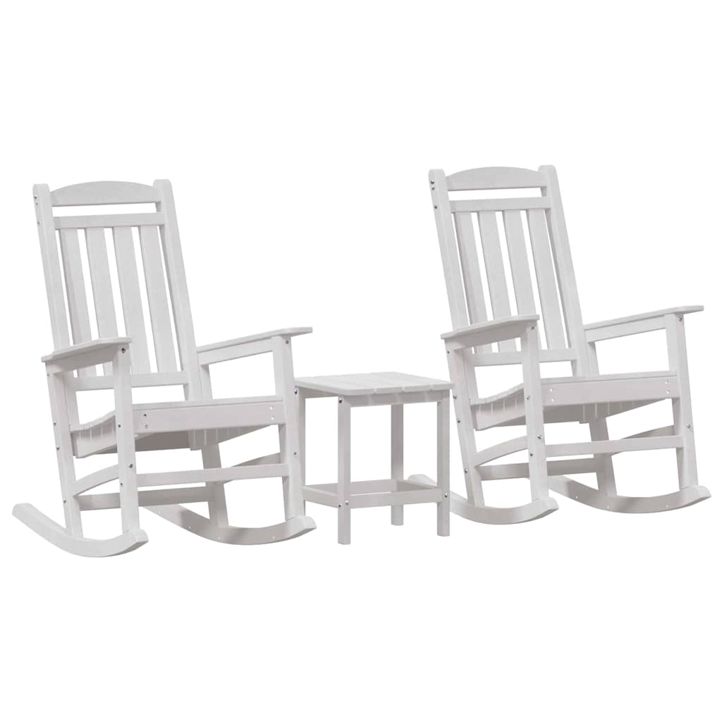 Ljuljačka 3 pcs Bijelo Polietilen