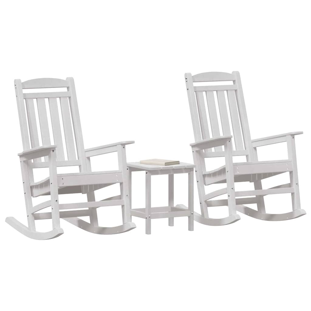 Ljuljačka 3 pcs Bijelo Polietilen