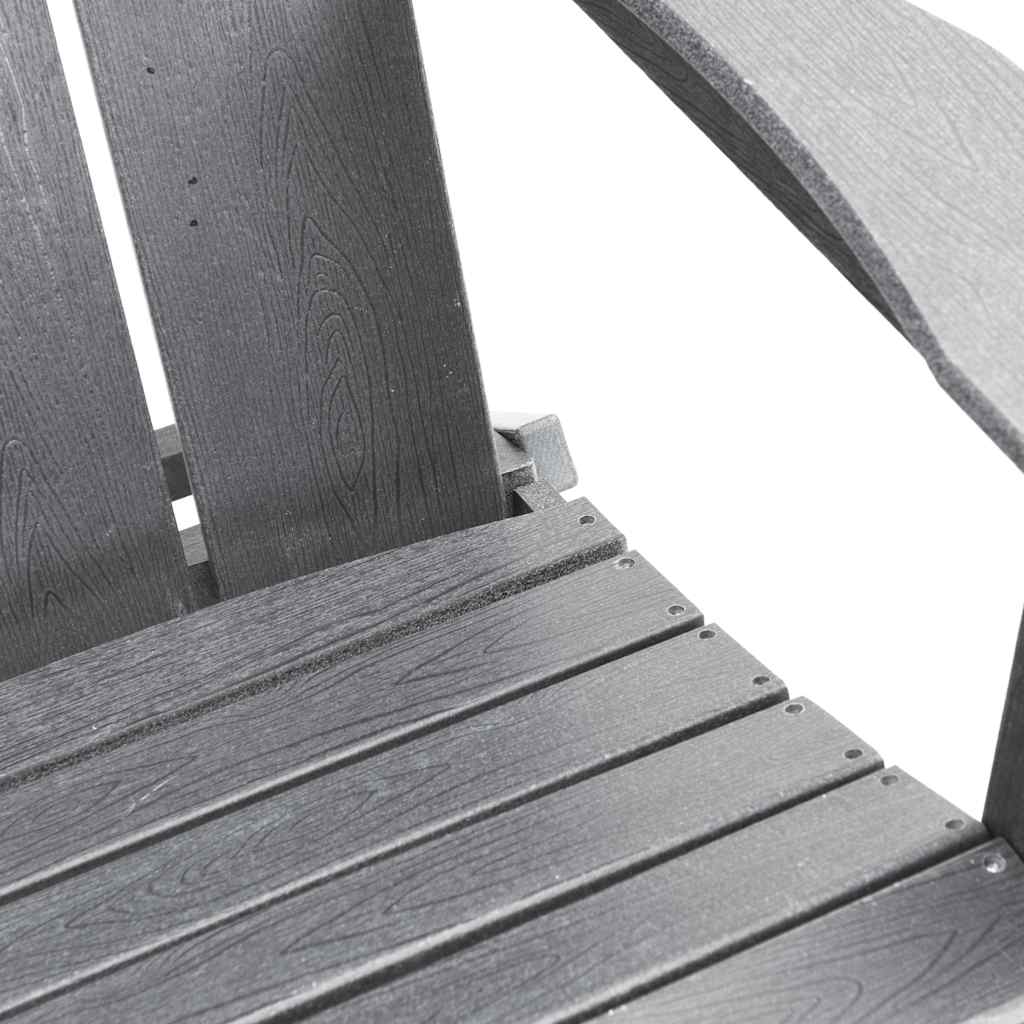 Vrtna stolica 2 pcs Svijetlo siva 80.5 x 74.5 x 92 cm