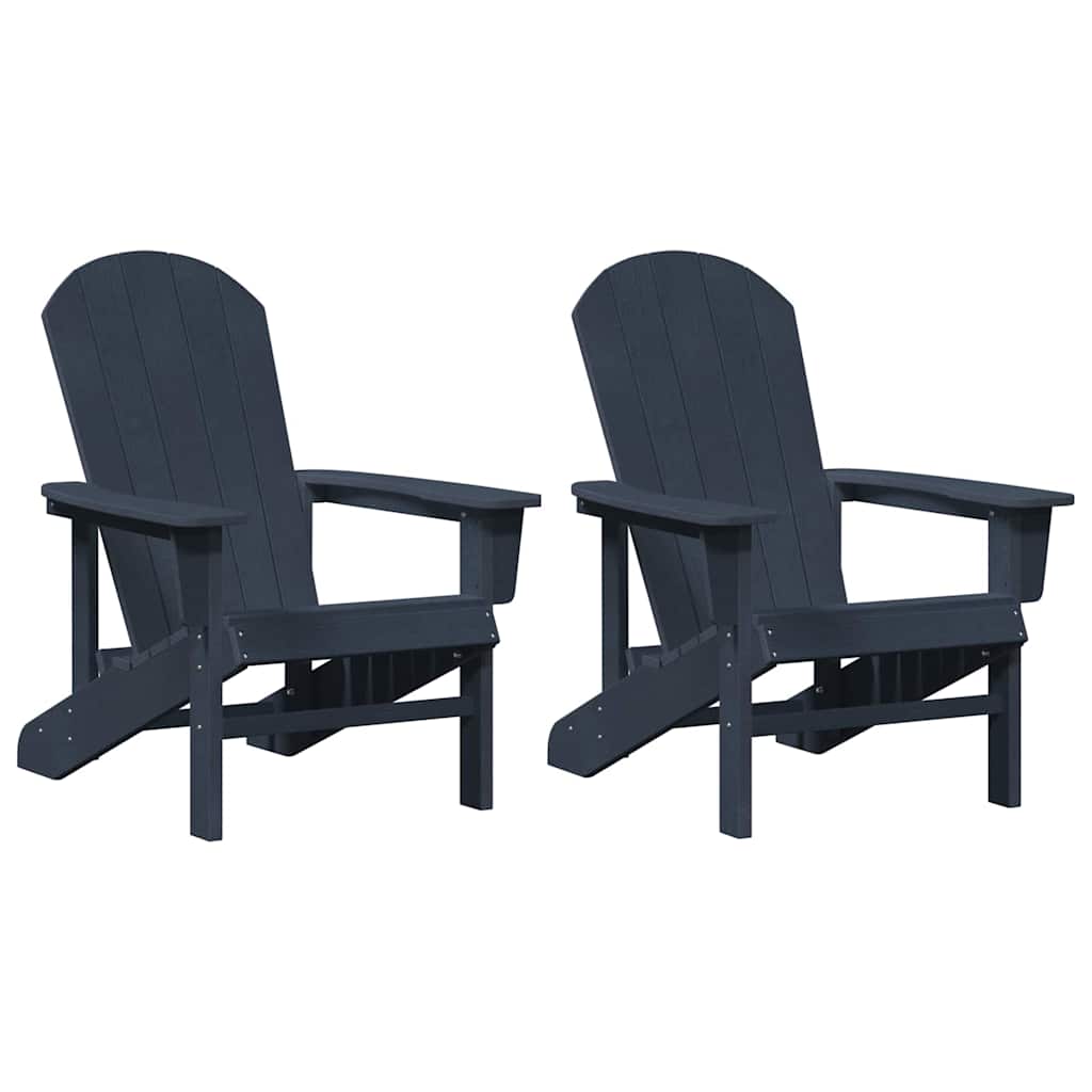 Vrtna stolica 2 pcs Mornarska 82 x 74 x 92 cm Polietilen