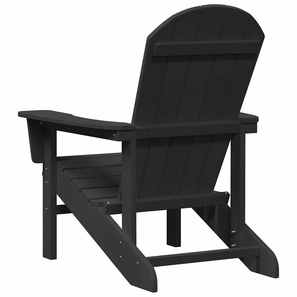 Vrtna stolica 2 pcs Crna 82 x 74 x 92 cm Polietilen