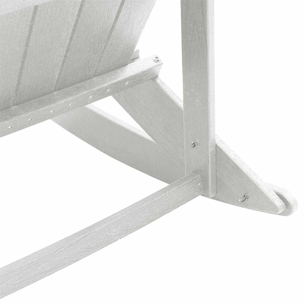 Adirondack ljuljačke 2 pcs Bijelo HDPE
