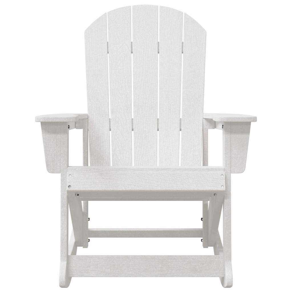 Adirondack ljuljačke 2 pcs Bijelo HDPE