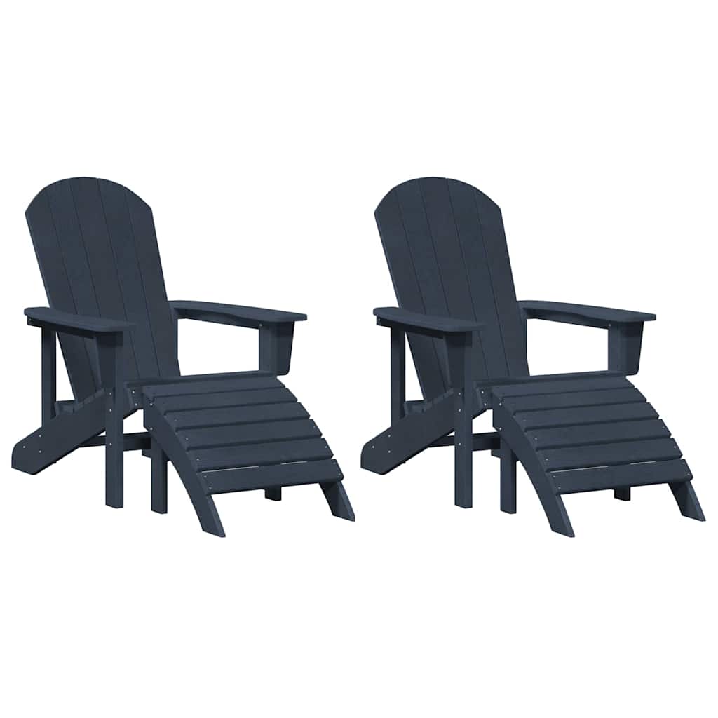 Vrtna stolica 2 pcs Mornarska 83 x 74 x 92 cm Polietilen