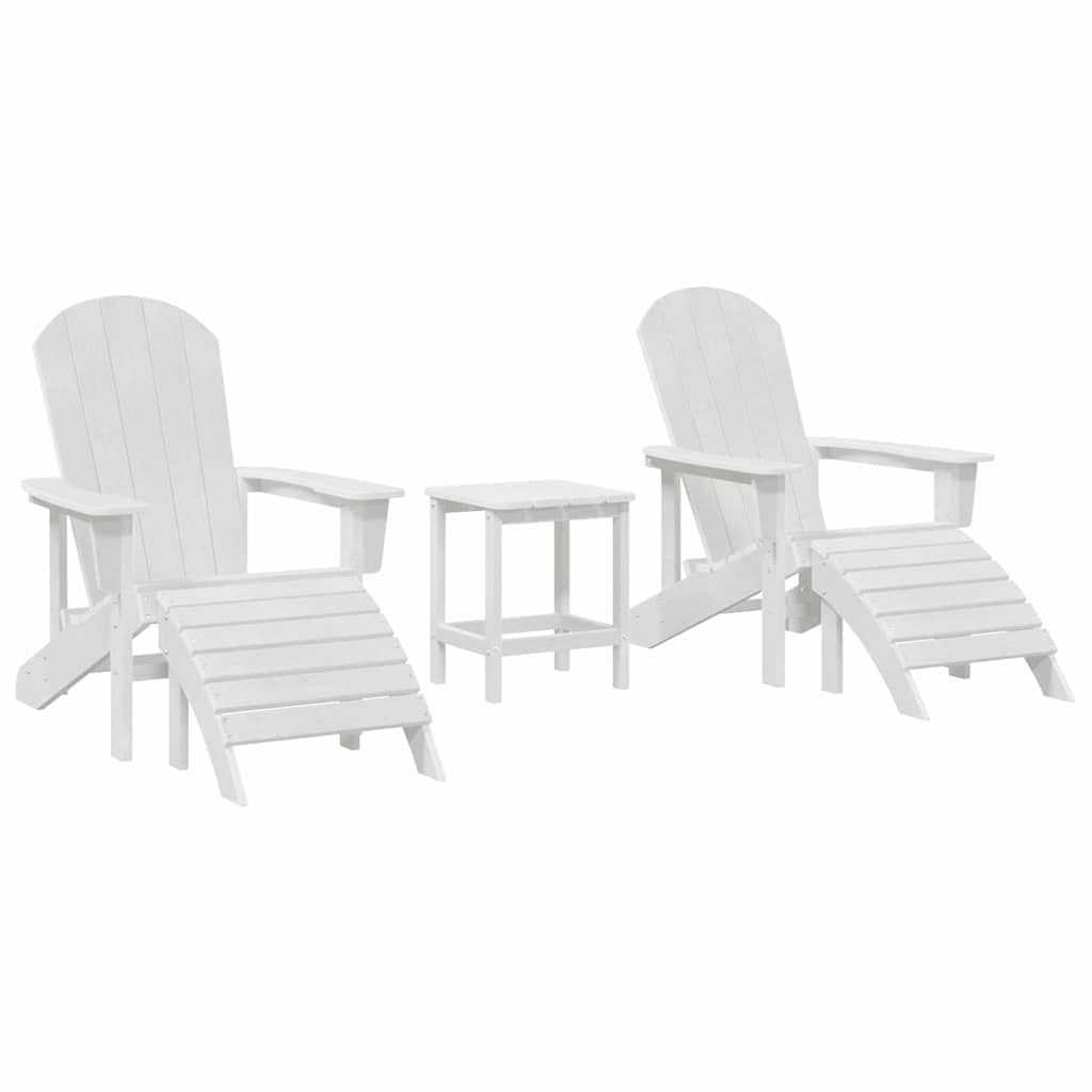 Vrtna stolica 3 pcs Bijelo Polietilen