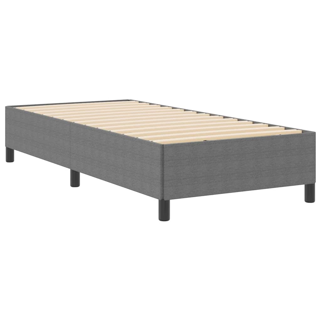 Krevet s opruga kutije Svijetlo siva 80 x 200 cm