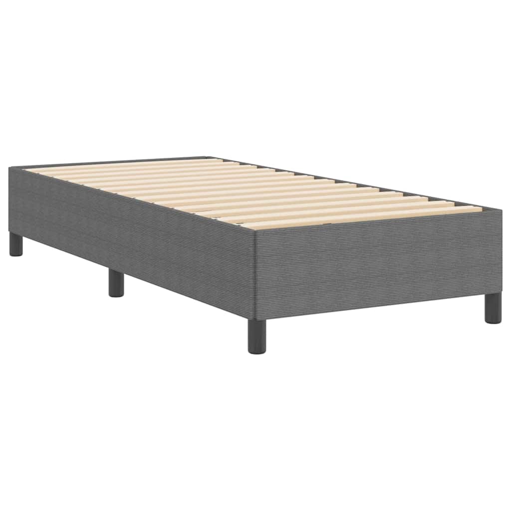 Krevet s opruga kutije Svijetlo siva 80 x 200 cm