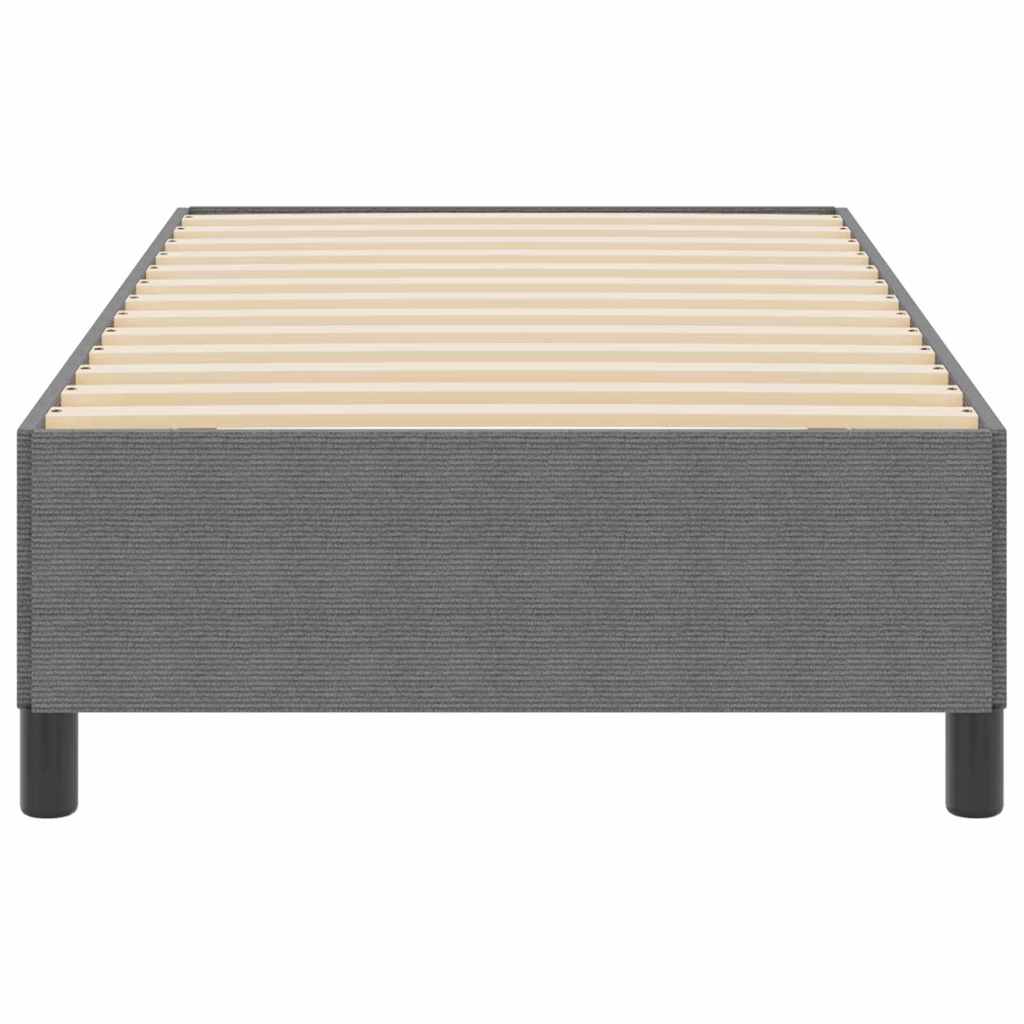 Krevet s opruga kutije Svijetlo siva 80 x 200 cm