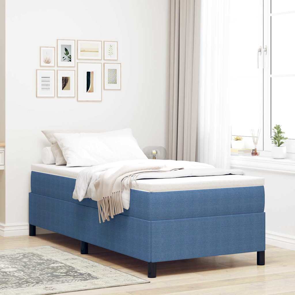 Krevet s opruga kutije Plava 80 x 200 cm Kordura tekstil