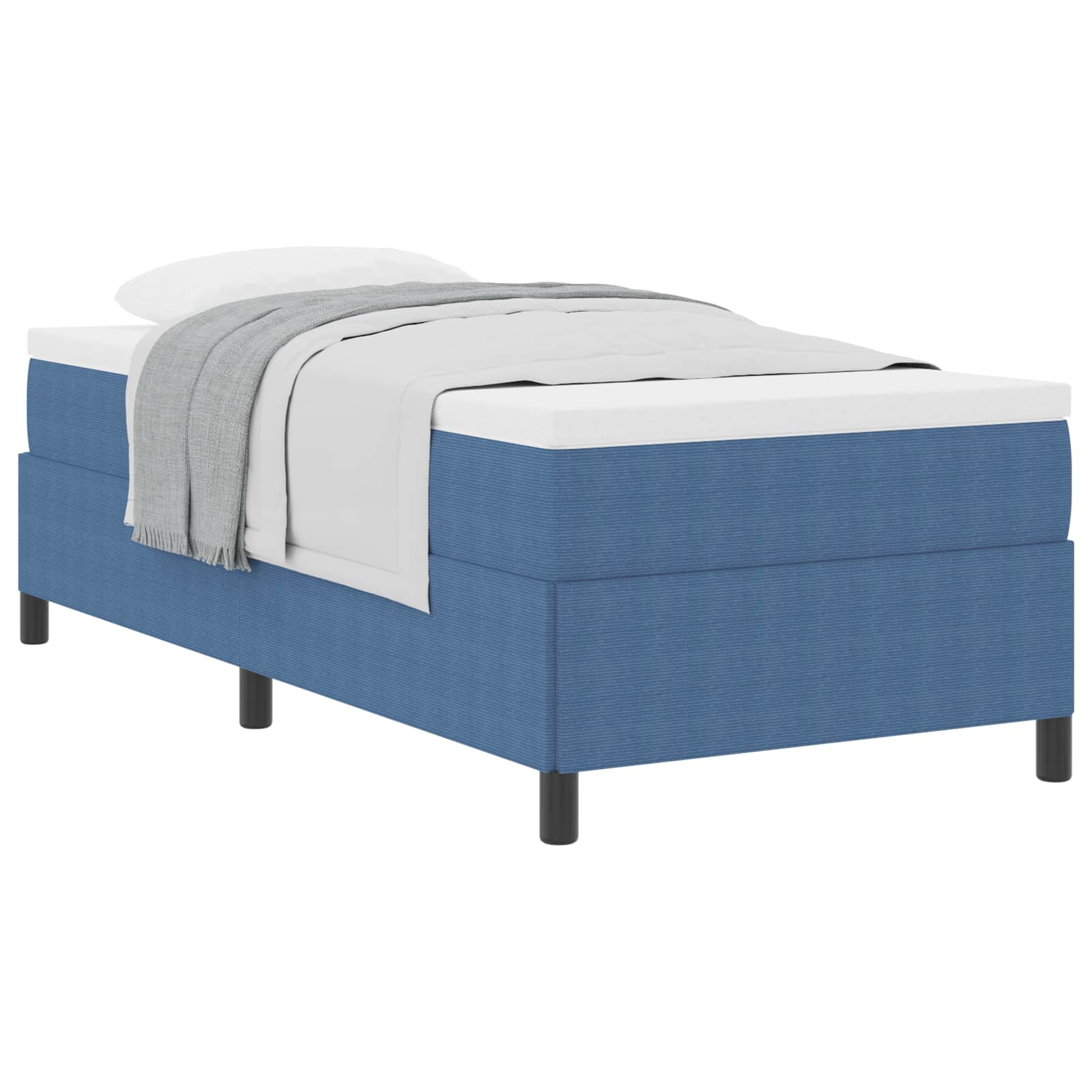 Krevet s opruga kutije Plava 90 x 190 cm Kordura tekstil