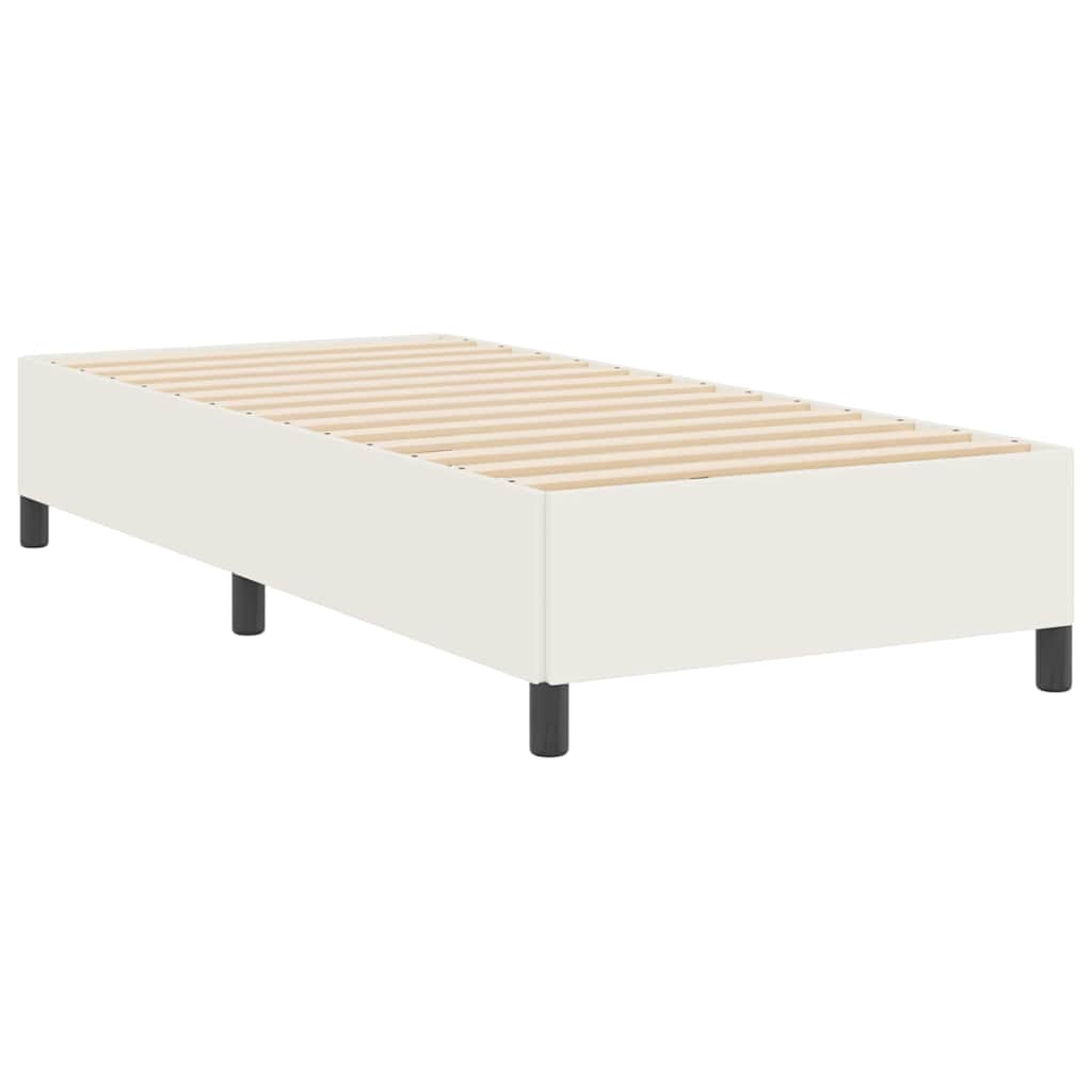Krevet s opruga kutije Krem 90 x 200 cm Kordura tekstil