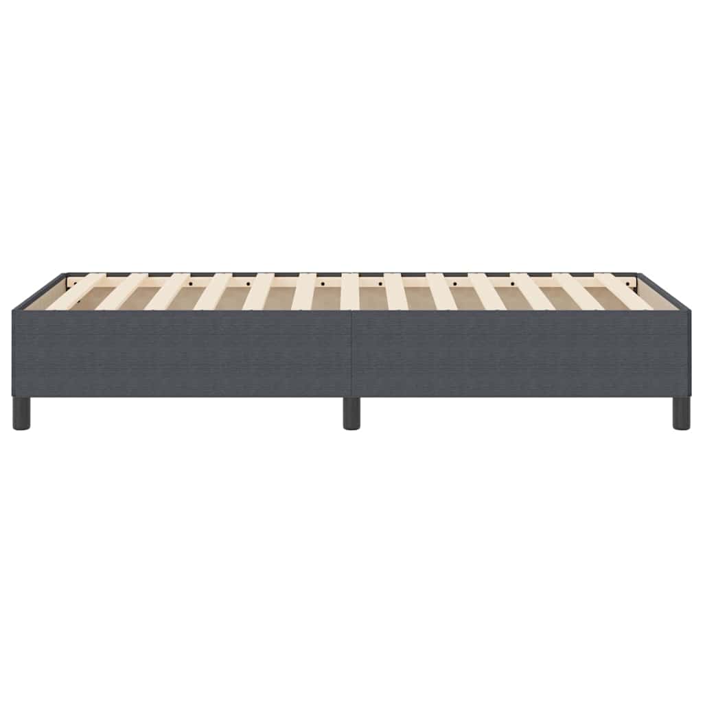 Krevet s opruga kutije Tamnosiva 100 x 200 cm Kordura tekstil