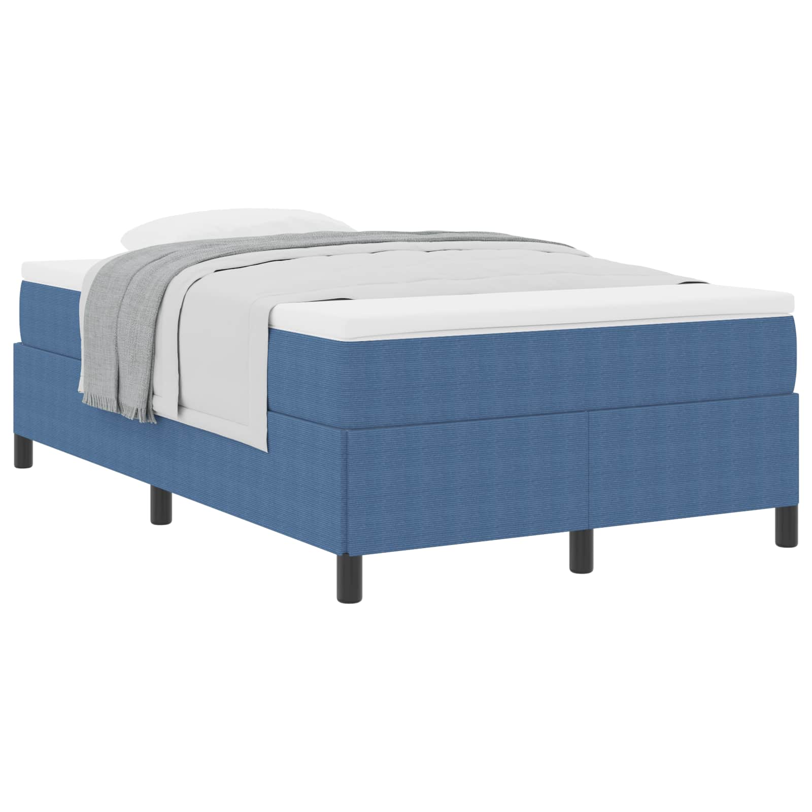 Krevet s opruga kutije Plava 120 x 200 cm Kordura tekstil