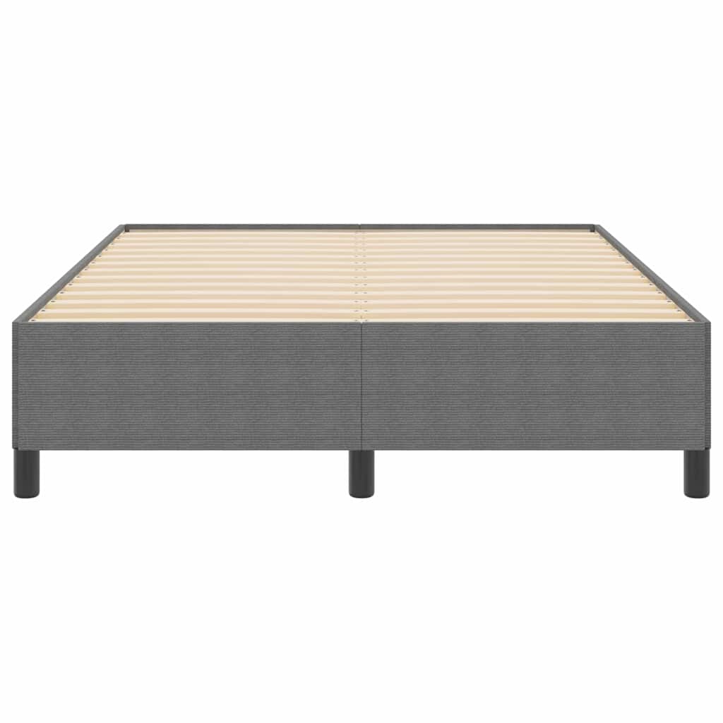 Krevet s opruga kutije Svjetlosiva 140 x 190 cm Kordura tekstil