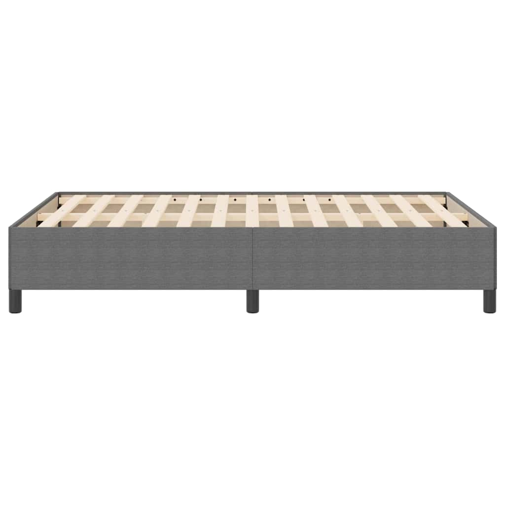 Krevet s opruga kutije Svjetlosiva 140 x 190 cm Kordura tekstil
