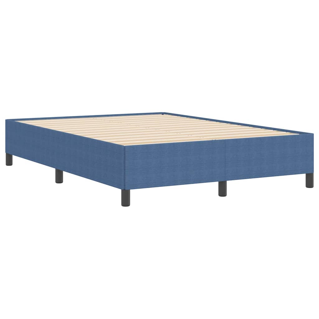 Krevet s opruga kutije Plava 140 x 200 cm Kordura tekstil