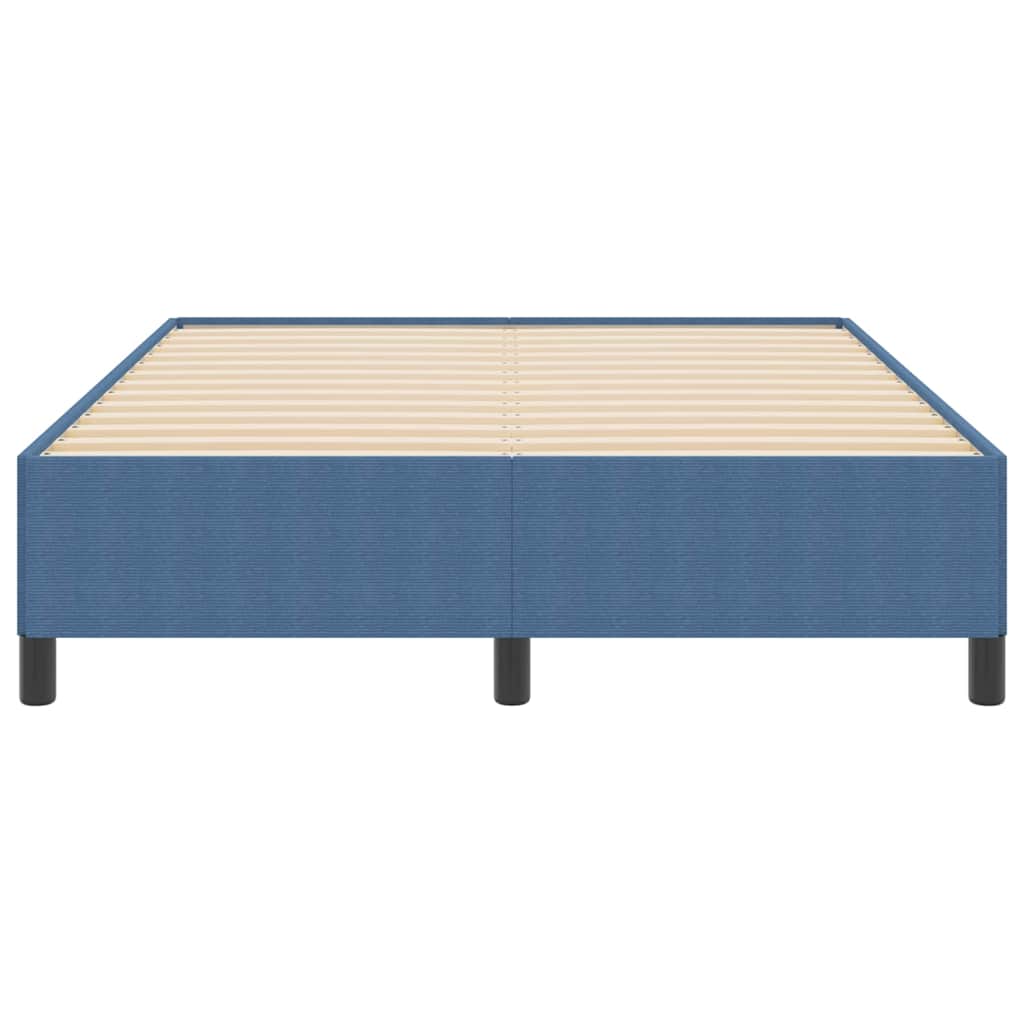 Krevet s opruga kutije Plava 140 x 200 cm Kordura tekstil