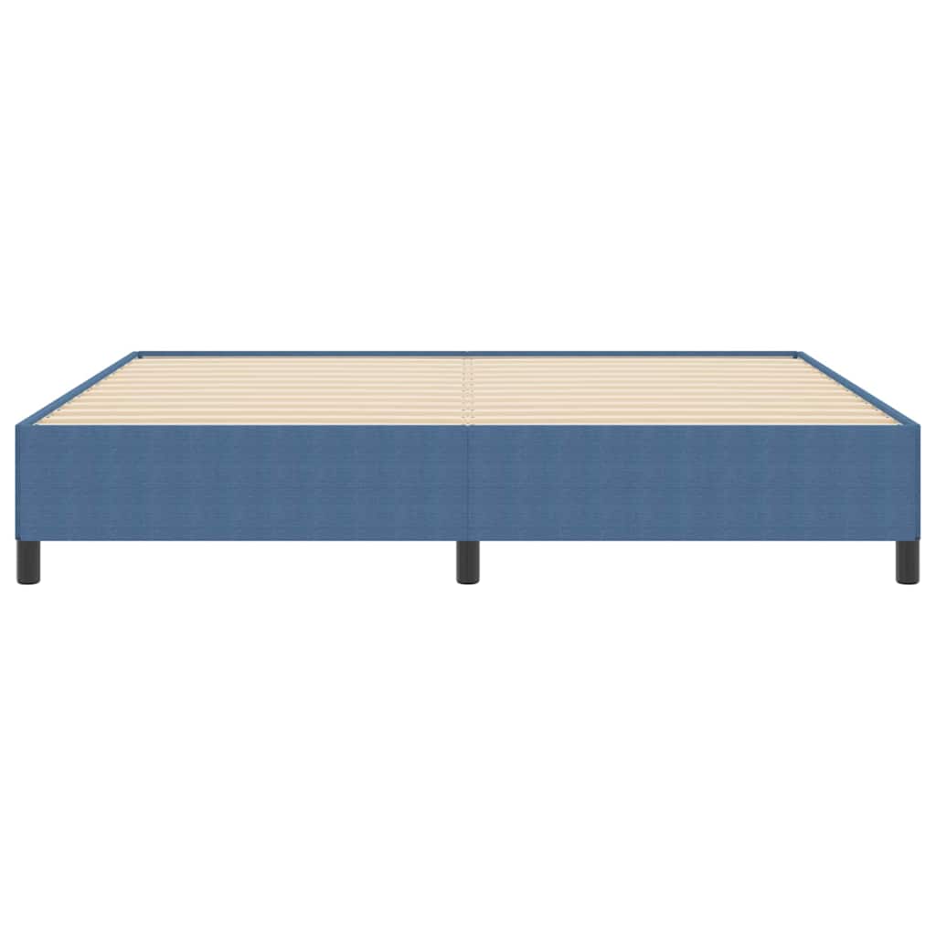 Krevet s opruga kutije Plava 200 x 200 cm Kordura tekstil