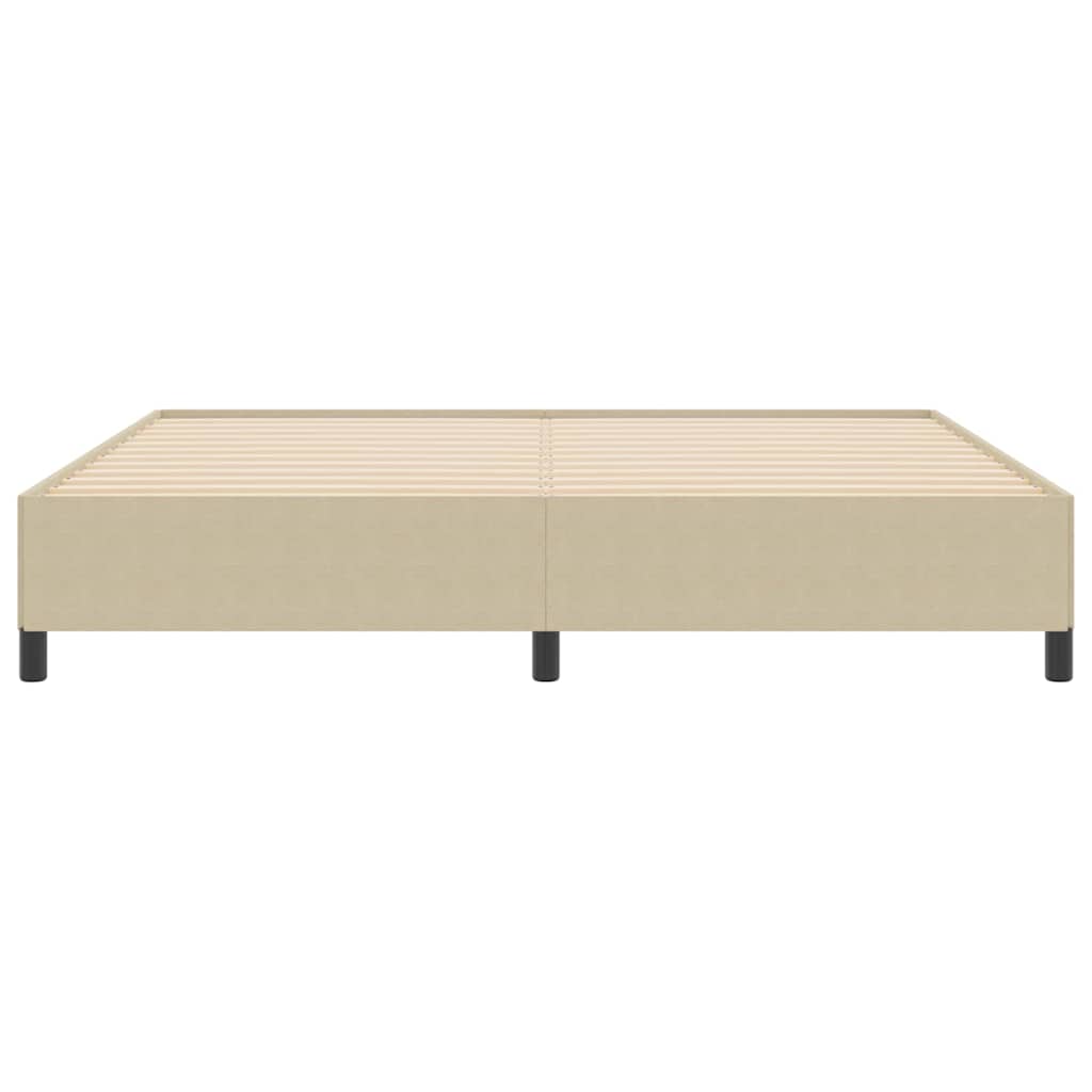 Krevet s opruga kutije Siva zelena 200 x 200 cm Kordura tekstil