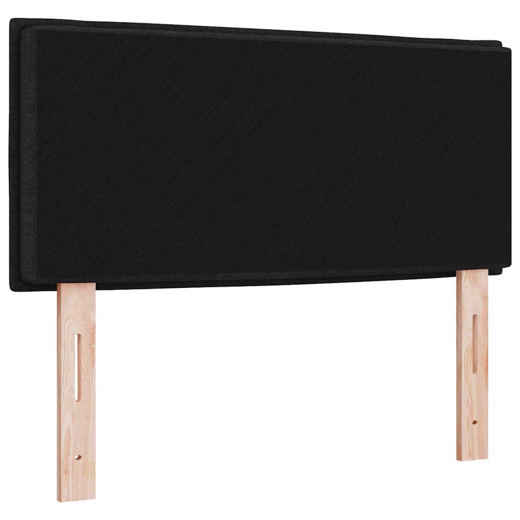 Uzglavlje Crna 100 cm tkanina