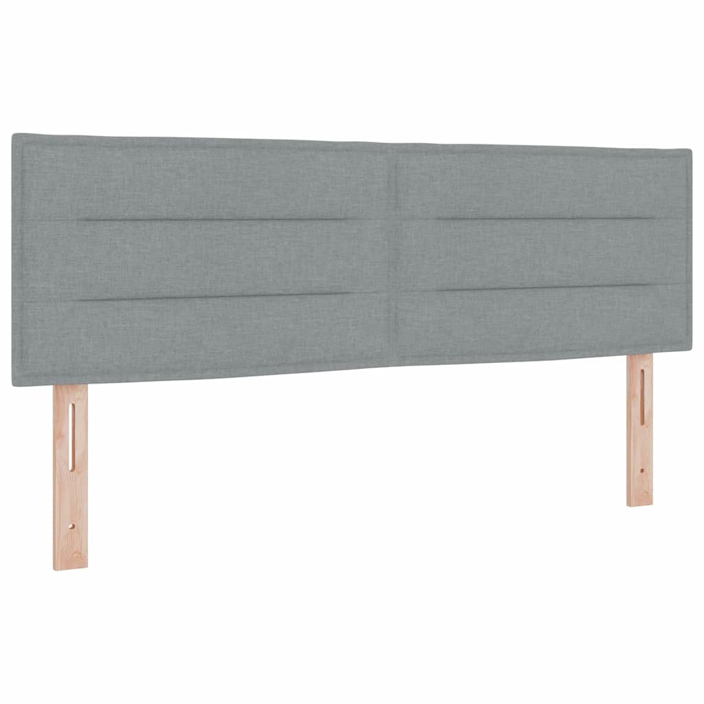 Uzglavlje Svijetlo siva 160 cm tkanina