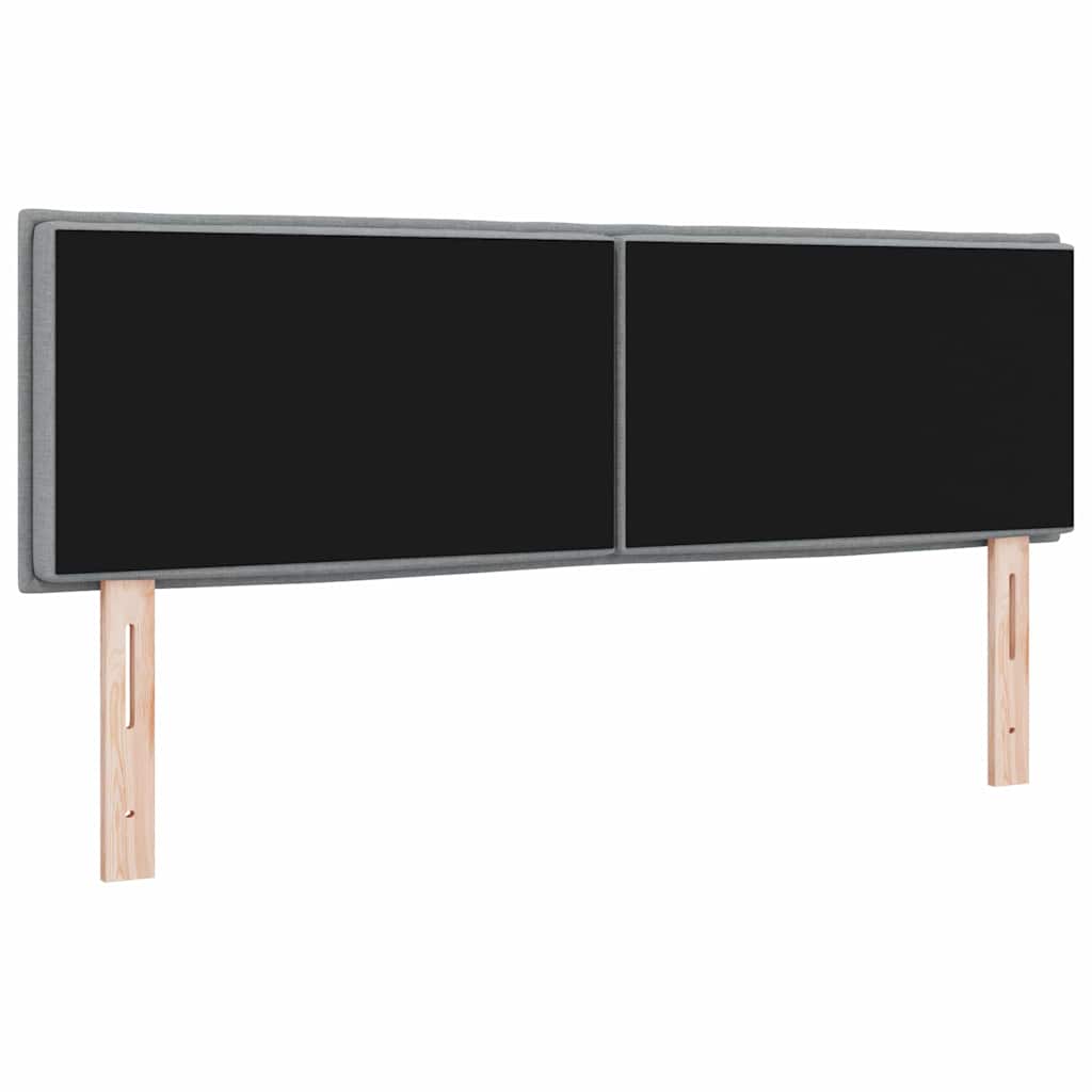 Uzglavlje Svijetlo siva 160 cm tkanina