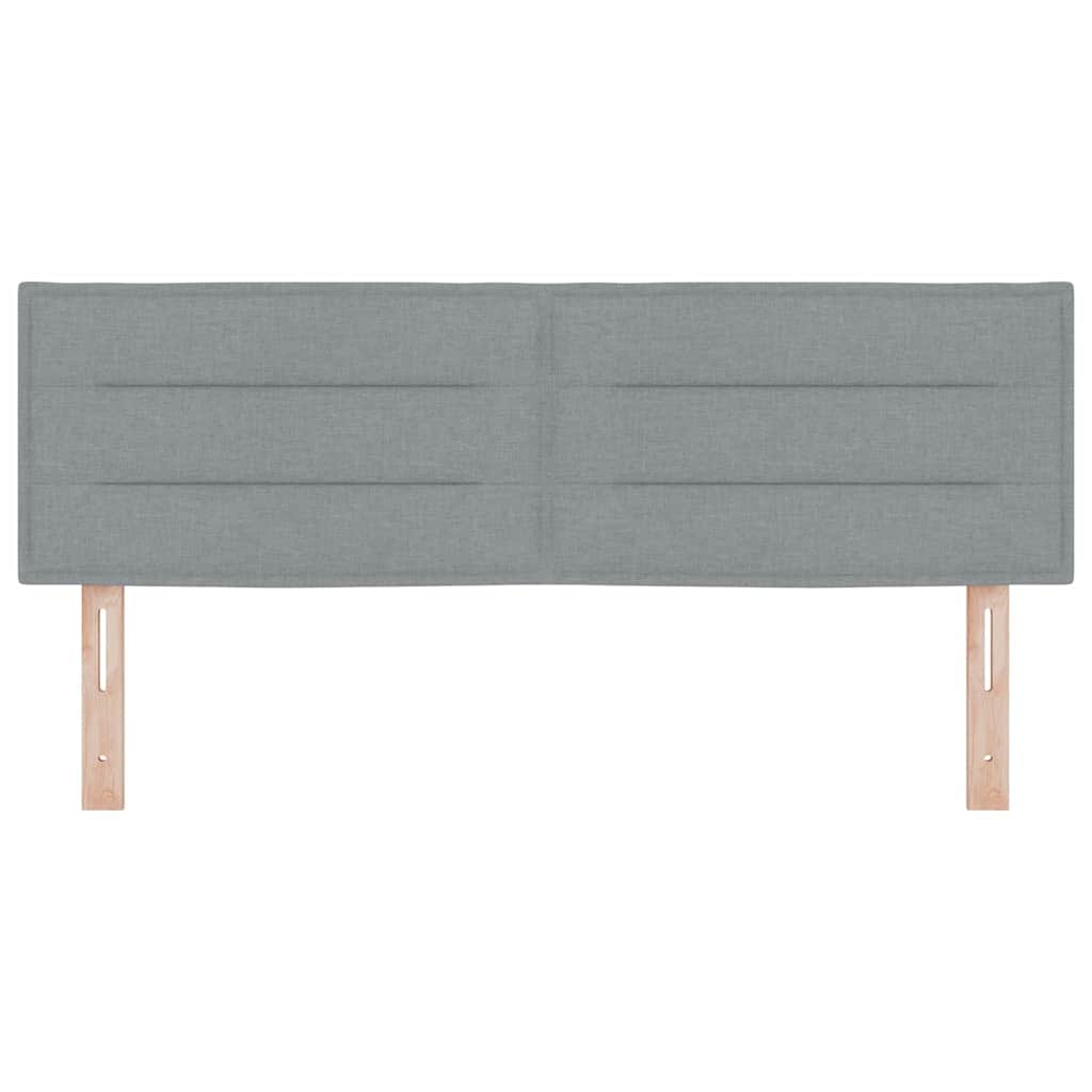Uzglavlje Svijetlo siva 160 cm tkanina