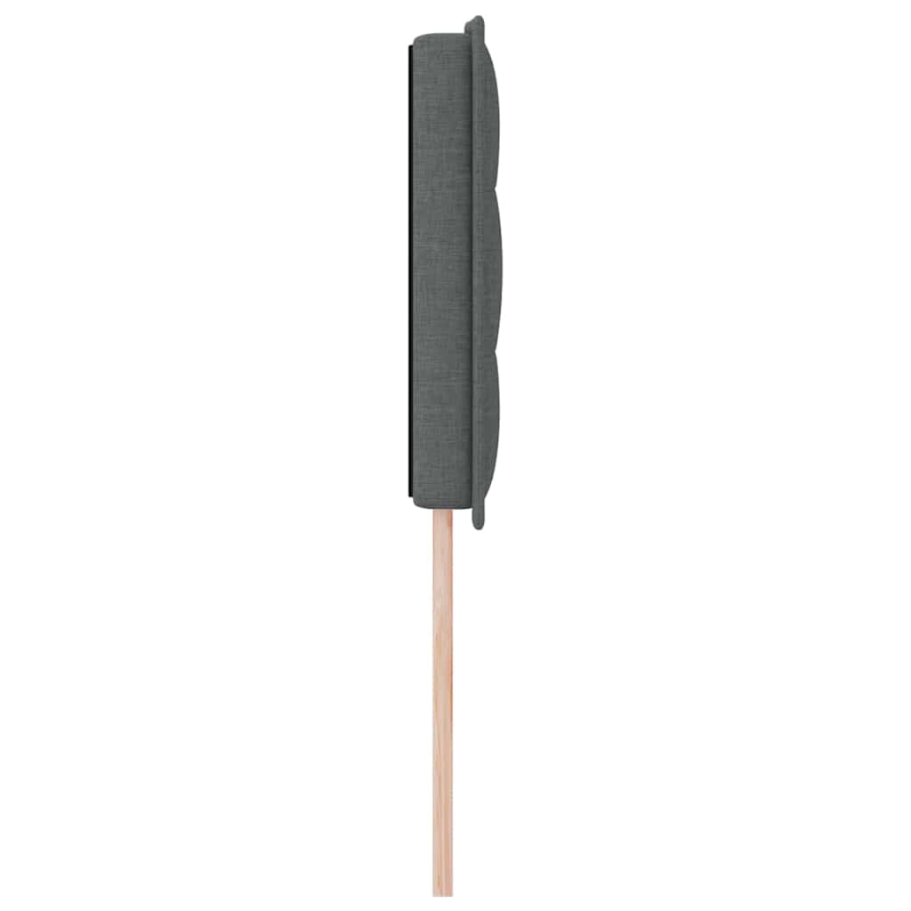 Uzglavlje Tamno siva 160 cm tkanina
