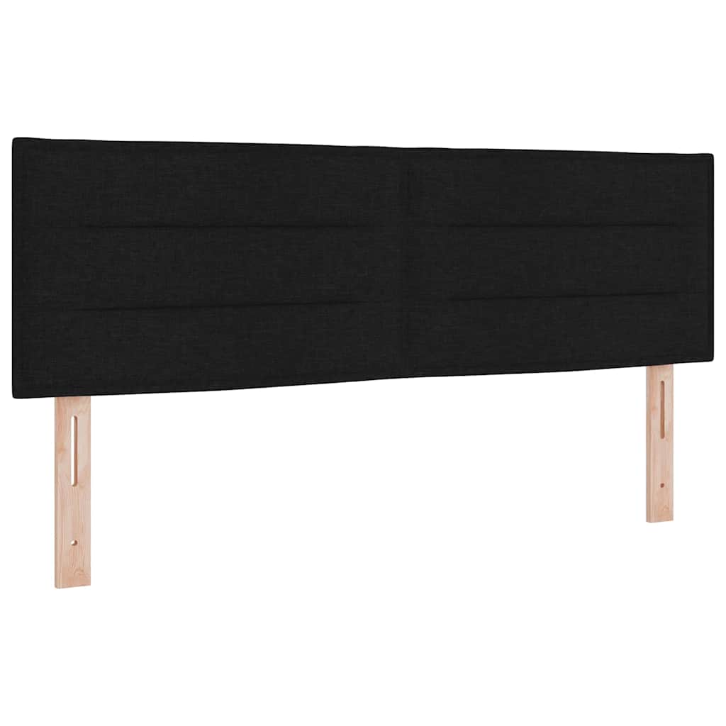 Uzglavlje Crna 160 cm tkanina