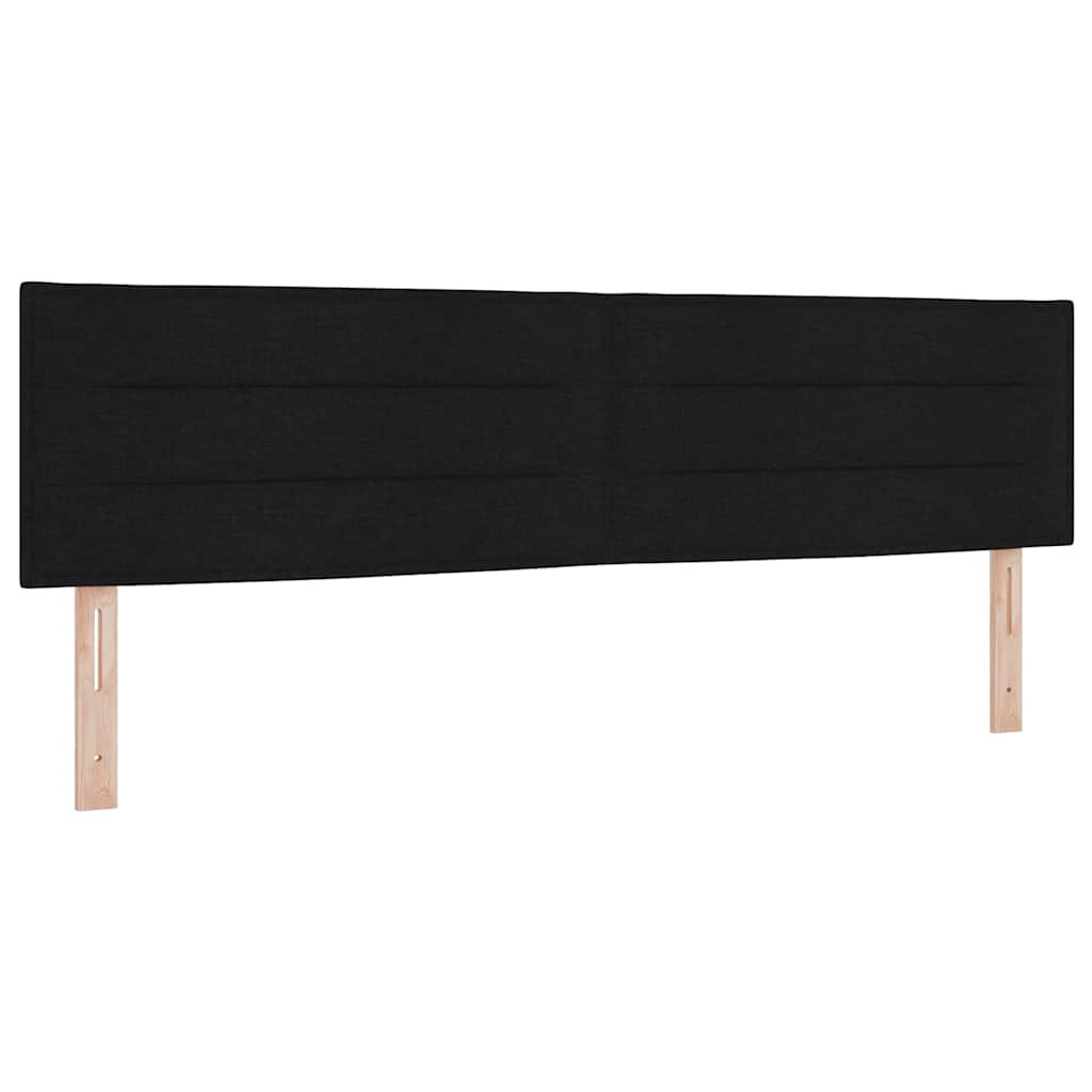 Uzglavlje Crna 180 cm tkanina