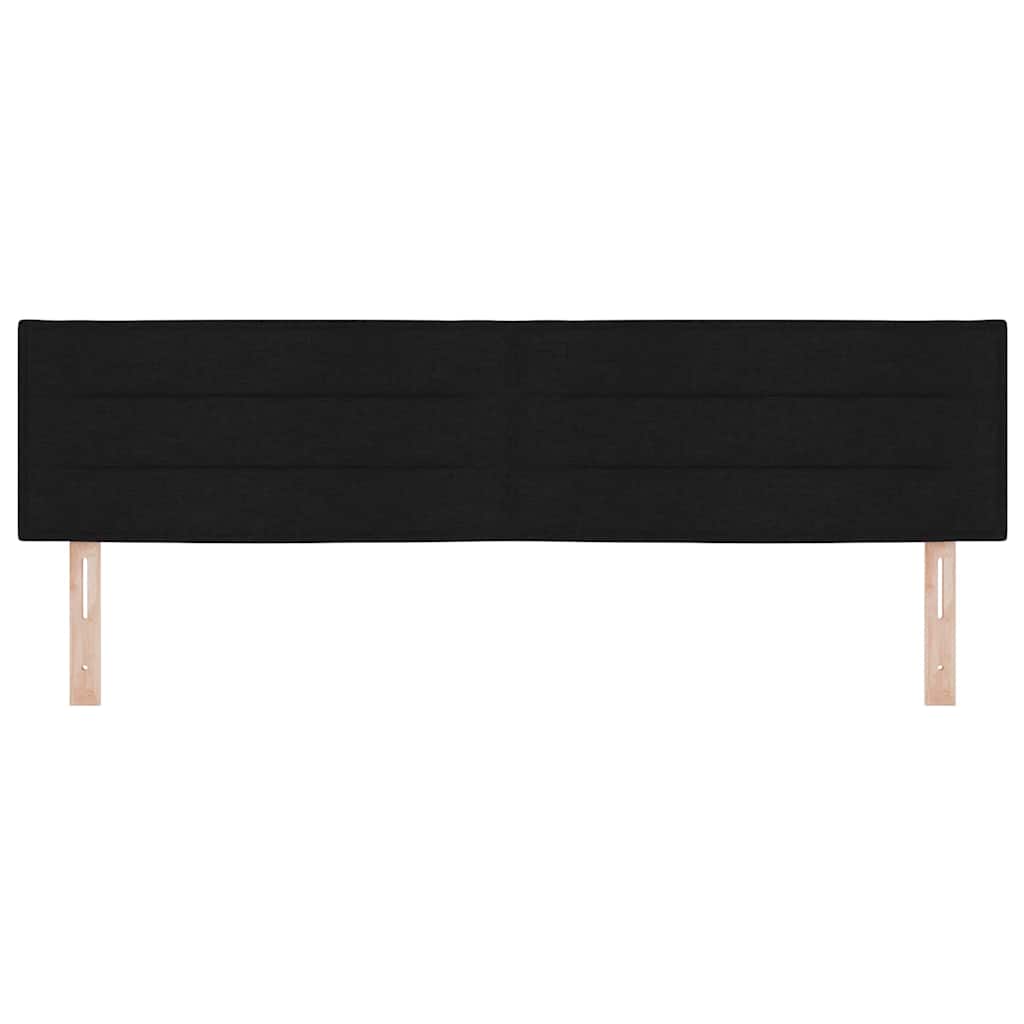 Uzglavlje Crna 180 cm tkanina